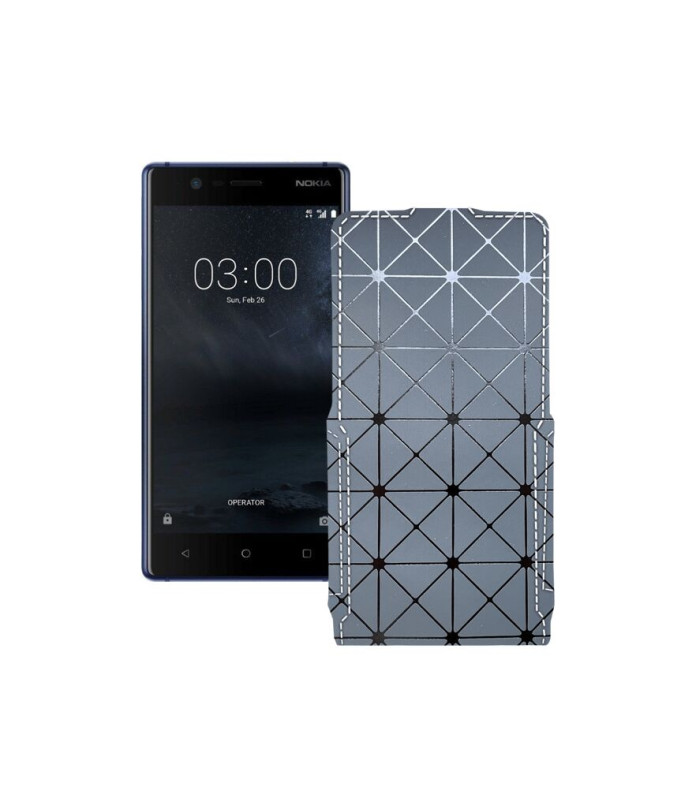 Чохол-флип з екошкіри для телефону Nokia 3 (TA-1032)