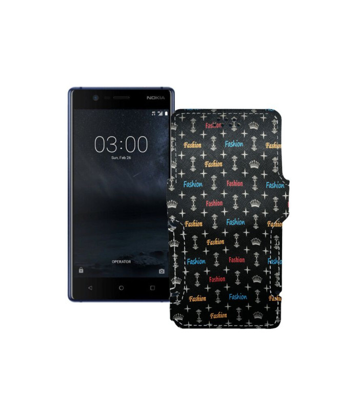 Чохол-книжка з екошкіри для телефону Nokia 3 (TA-1032)