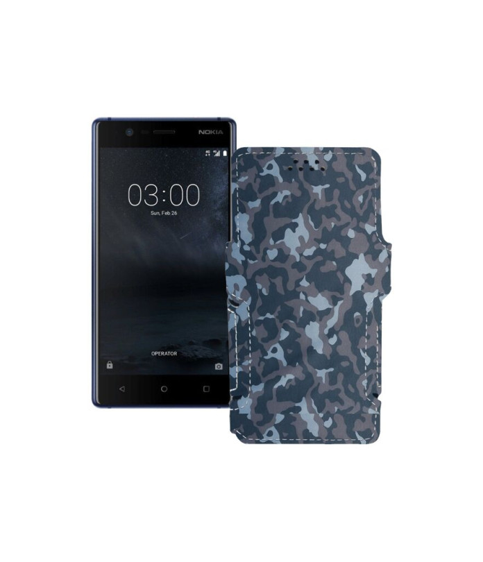 Чохол-книжка з екошкіри для телефону Nokia 3 (TA-1032)