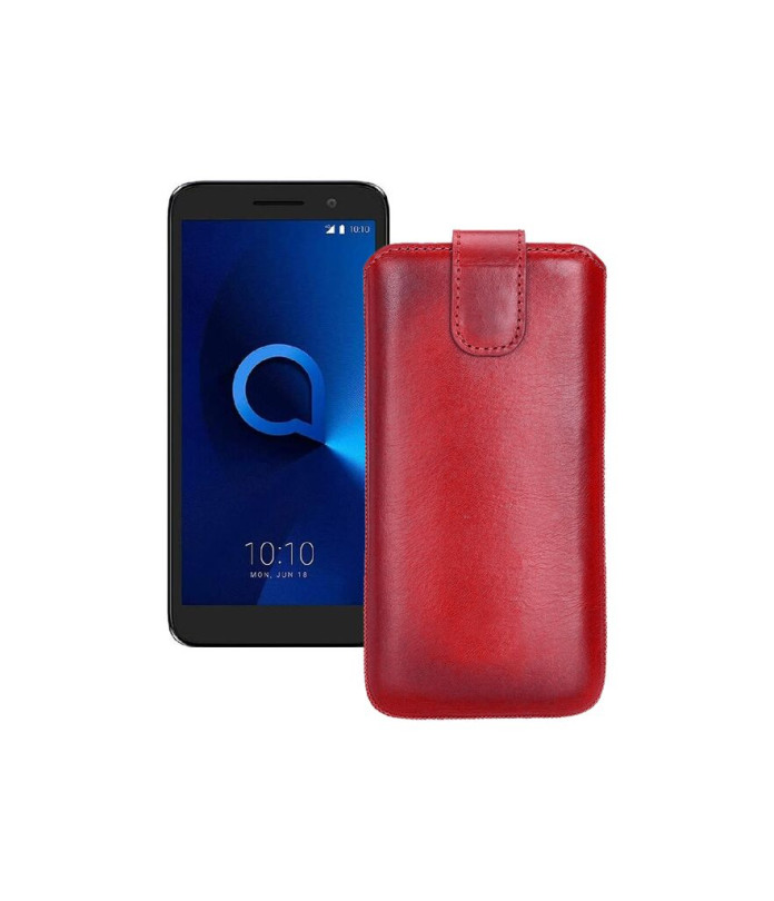 Витяжка з екошкіри для телефону Alcatel 1 2021