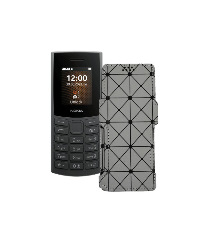 Чохол-книжка з екошкіри для телефону Nokia 110 2023