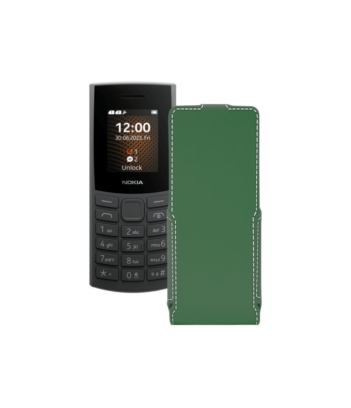 Чохол-флип з екошкіри для телефону Nokia 110 2023