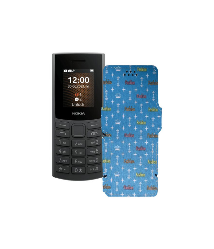 Чохол-книжка з екошкіри для телефону Nokia 110 2023