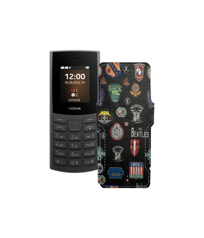 Чохол-книжка з екошкіри для телефону Nokia 110 2023