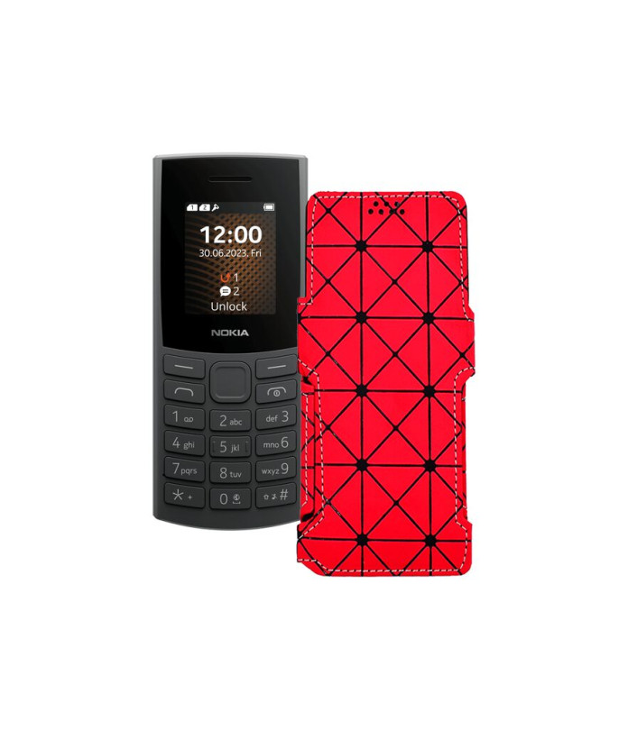 Чохол-книжка з екошкіри для телефону Nokia 110 2023