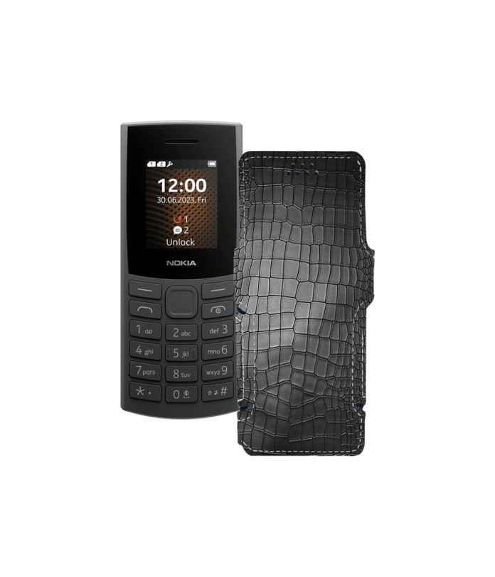 Чохол-книжка з екошкіри для телефону Nokia 110 2023