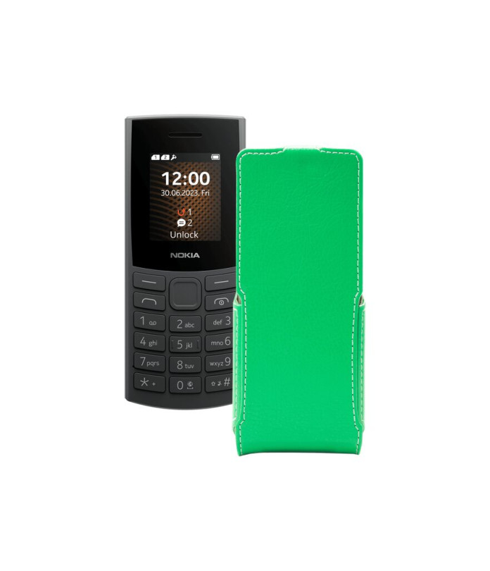 Чохол-флип з екошкіри для телефону Nokia 110 2023