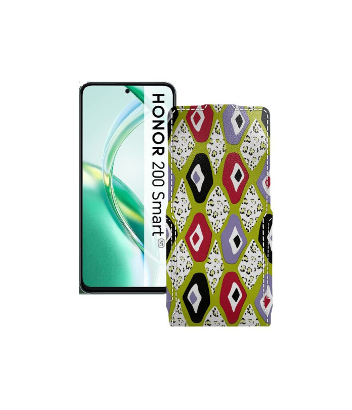 Чохол-флип з екошкіри для телефону Honor 200 smart