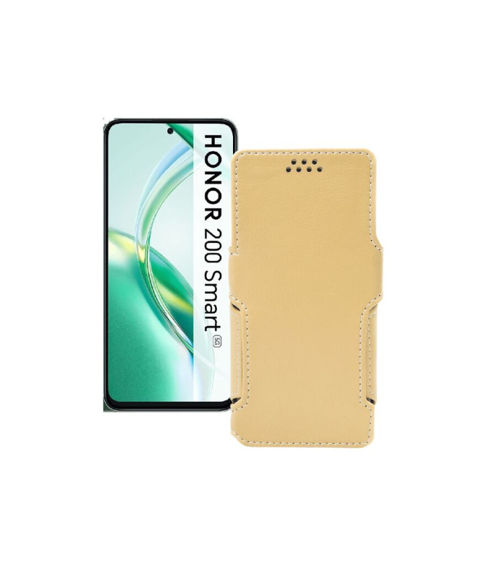 Чохол-книжка з екошкіри для телефону Honor 200 smart