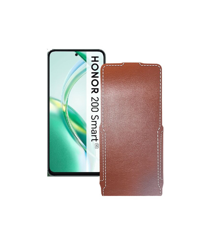 Чохол-флип з екошкіри для телефону Honor 200 smart