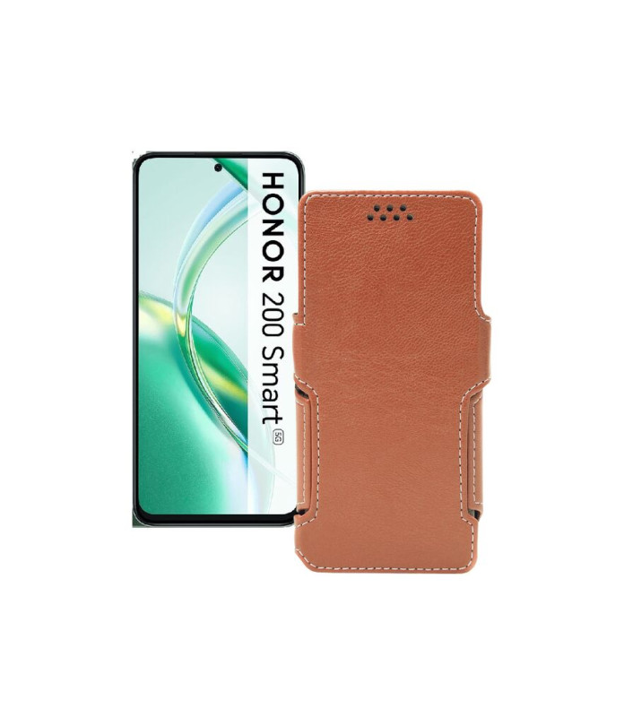 Чохол-книжка з екошкіри для телефону Honor 200 smart