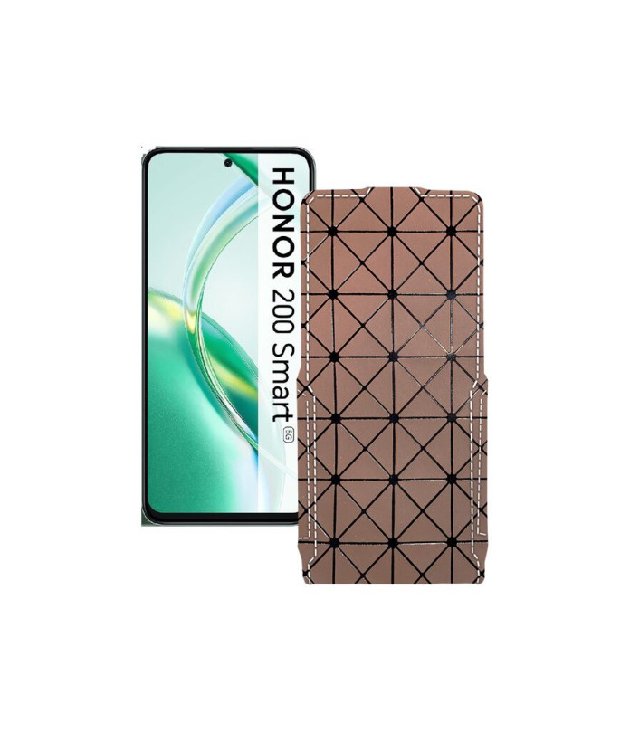 Чохол-флип з екошкіри для телефону Honor 200 smart