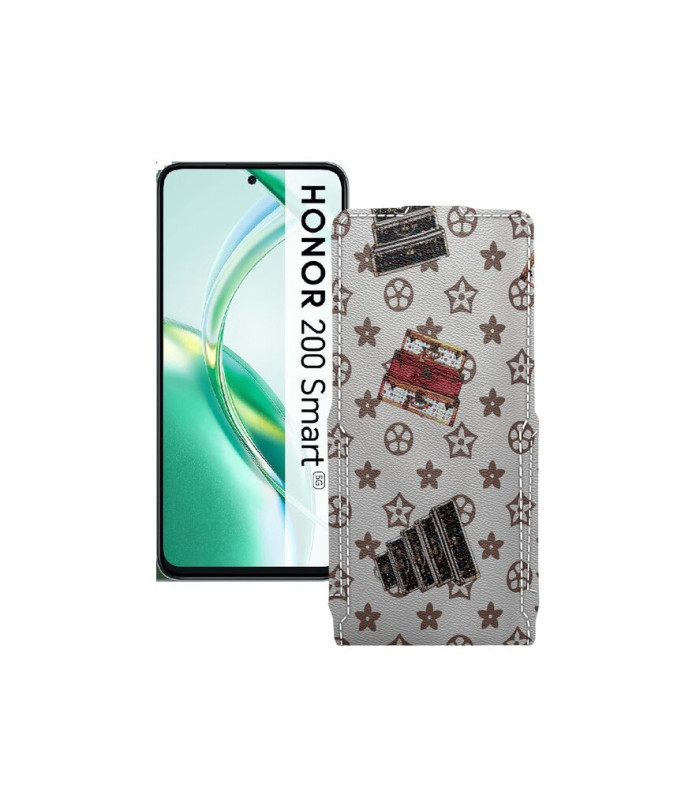 Чохол-флип з екошкіри для телефону Honor 200 smart