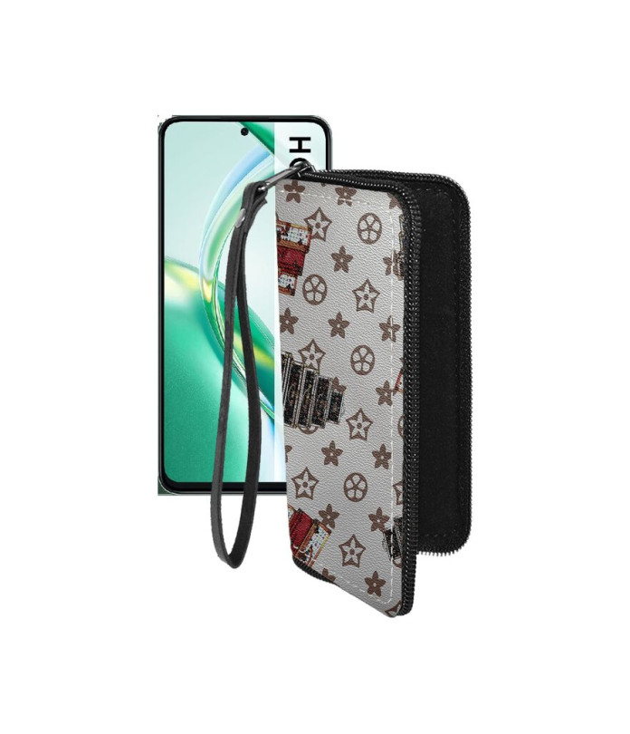 Чохол-гаманець з екошкіри для телефону Honor 200 smart