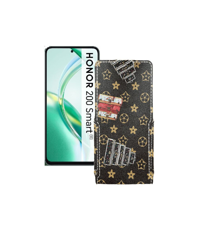 Чохол-флип з екошкіри для телефону Honor 200 smart