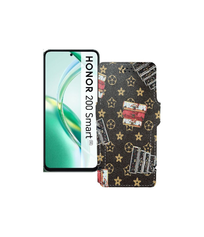 Чохол-книжка з екошкіри для телефону Honor 200 smart