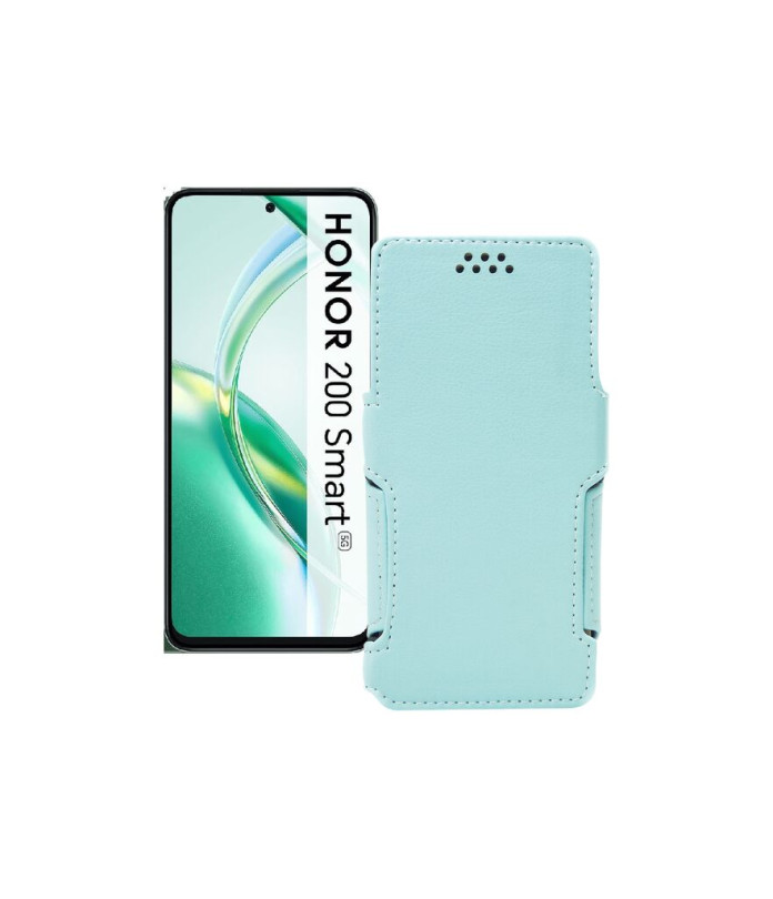 Чохол-книжка з екошкіри для телефону Honor 200 smart