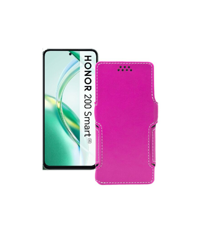 Чохол-книжка з екошкіри для телефону Honor 200 smart
