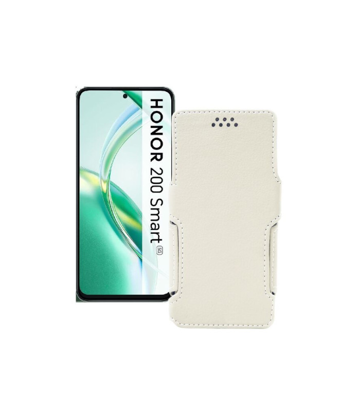 Чохол-книжка з екошкіри для телефону Honor 200 smart
