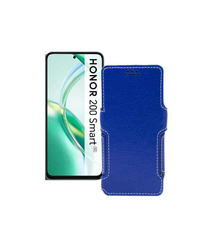 Чохол-книжка з екошкіри для телефону Honor 200 smart