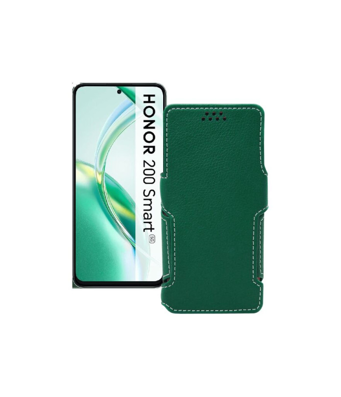 Чохол-книжка з екошкіри для телефону Honor 200 smart