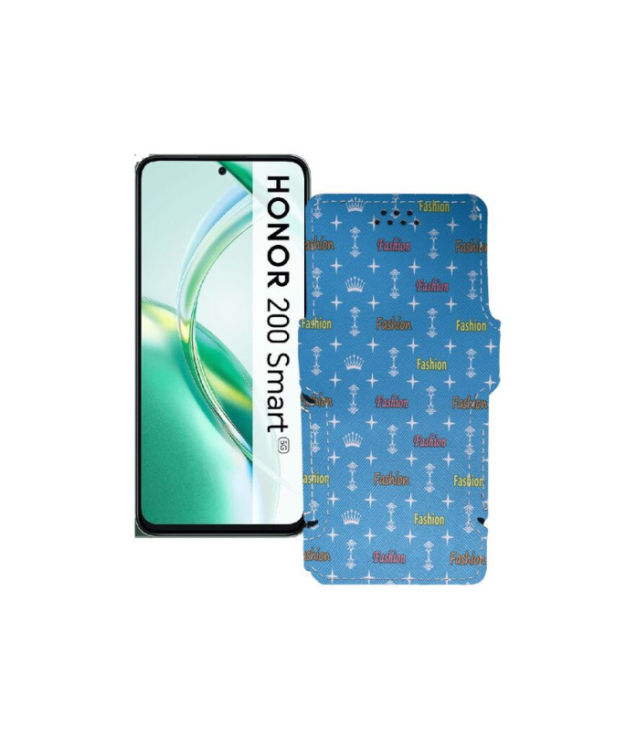 Чохол-книжка з екошкіри для телефону Honor 200 smart
