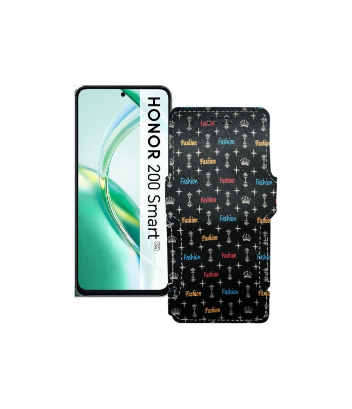Чохол-книжка з екошкіри для телефону Honor 200 smart