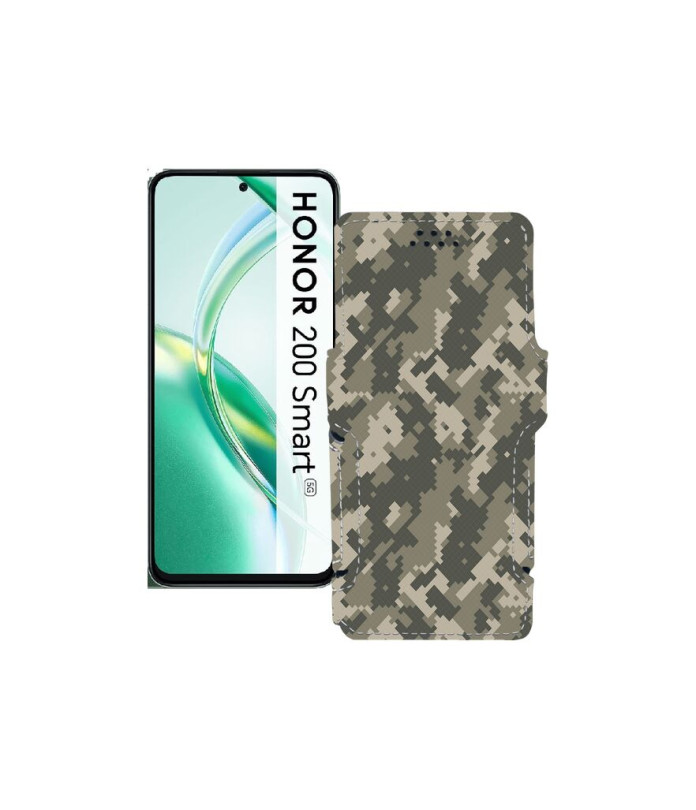 Чохол-книжка з екошкіри для телефону Honor 200 smart