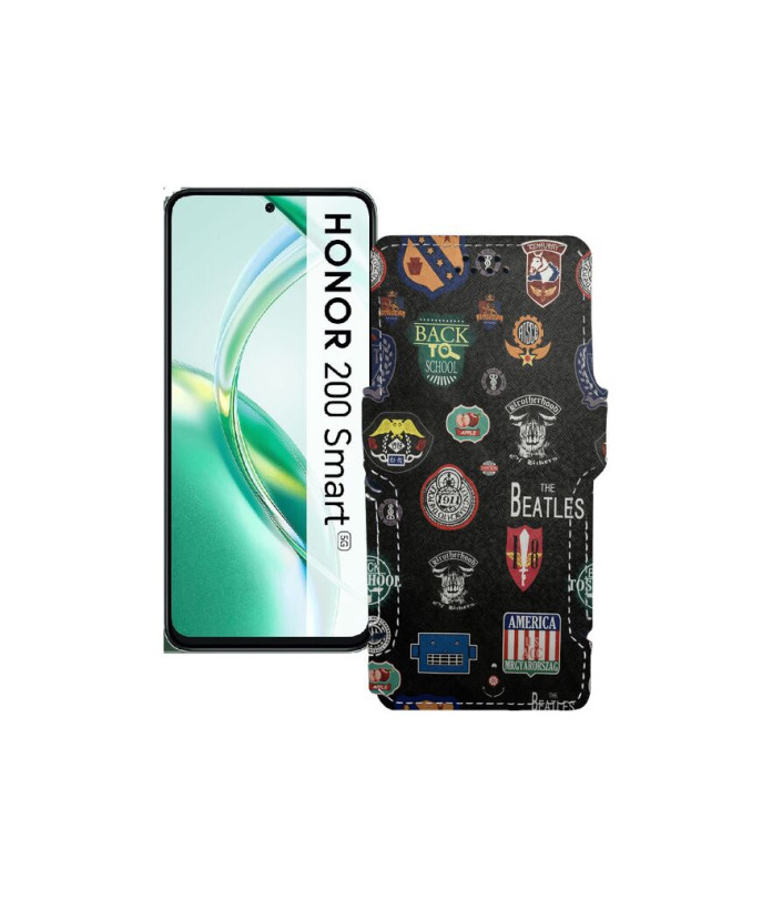 Чохол-книжка з екошкіри для телефону Honor 200 smart