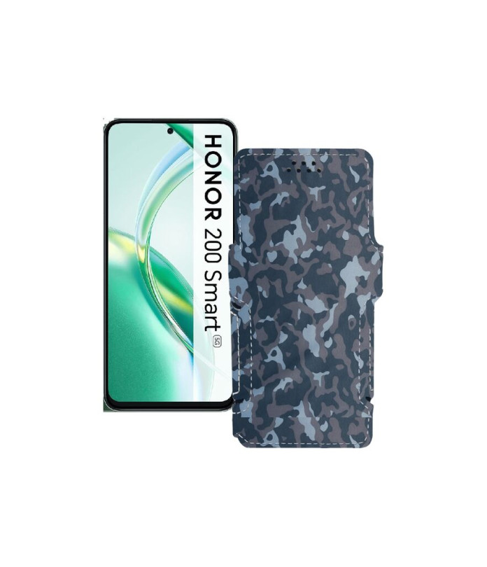 Чохол-книжка з екошкіри для телефону Honor 200 smart