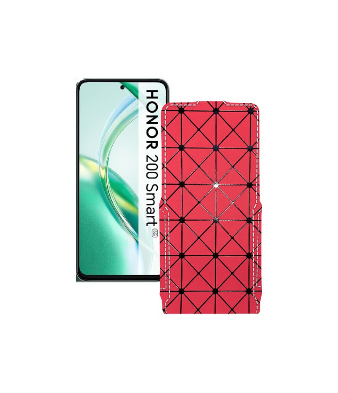 Чохол-флип з екошкіри для телефону Honor 200 smart