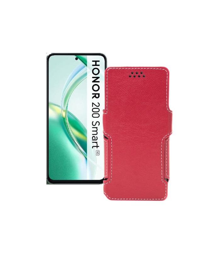 Чохол-книжка з екошкіри для телефону Honor 200 smart