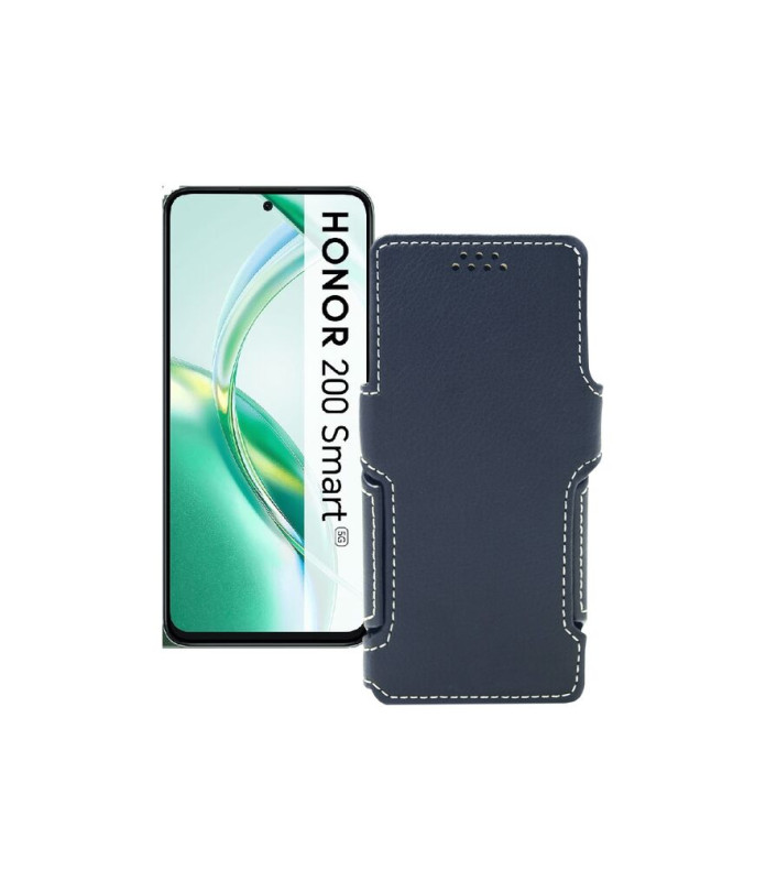 Чохол-книжка з екошкіри для телефону Honor 200 smart