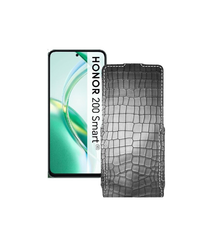 Чохол-флип з екошкіри для телефону Honor 200 smart