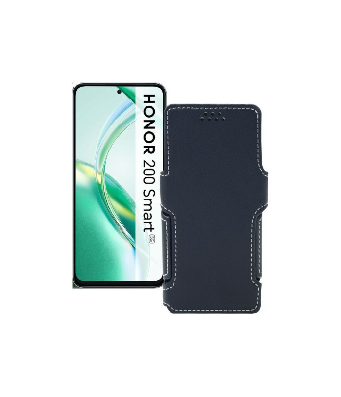 Чохол-книжка з екошкіри для телефону Honor 200 smart