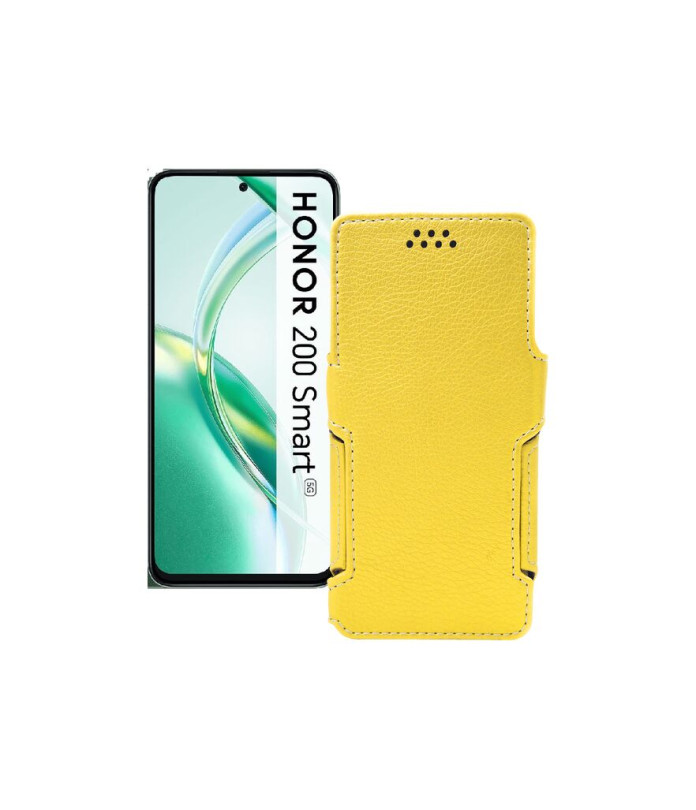 Чохол-книжка з екошкіри для телефону Honor 200 smart