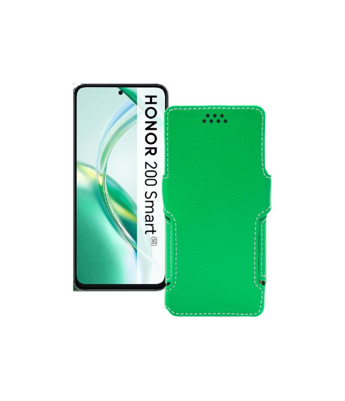 Чохол-книжка з екошкіри для телефону Honor 200 smart