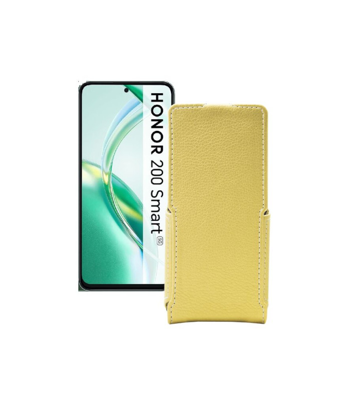 Чохол-флип з екошкіри для телефону Honor 200 smart
