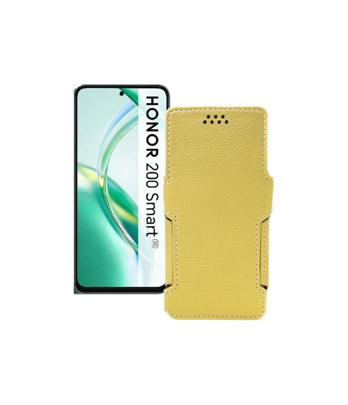 Чохол-книжка з екошкіри для телефону Honor 200 smart