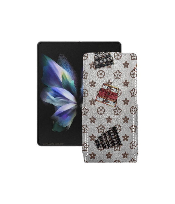 Чохол-флип з екошкіри для телефону Samsung Galaxy Z Fold 3 5G (F926)