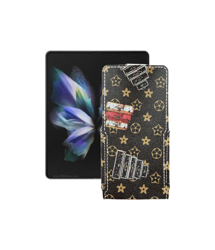 Чохол-флип з екошкіри для телефону Samsung Galaxy Z Fold 3 5G (F926)