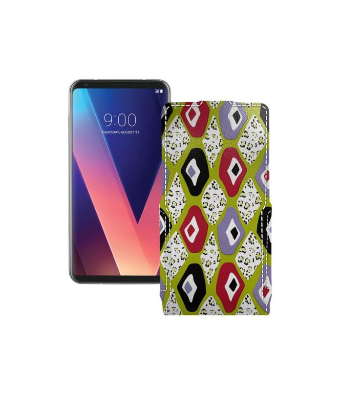 Чохол-флип з екошкіри для телефону LG V30s ThinQ