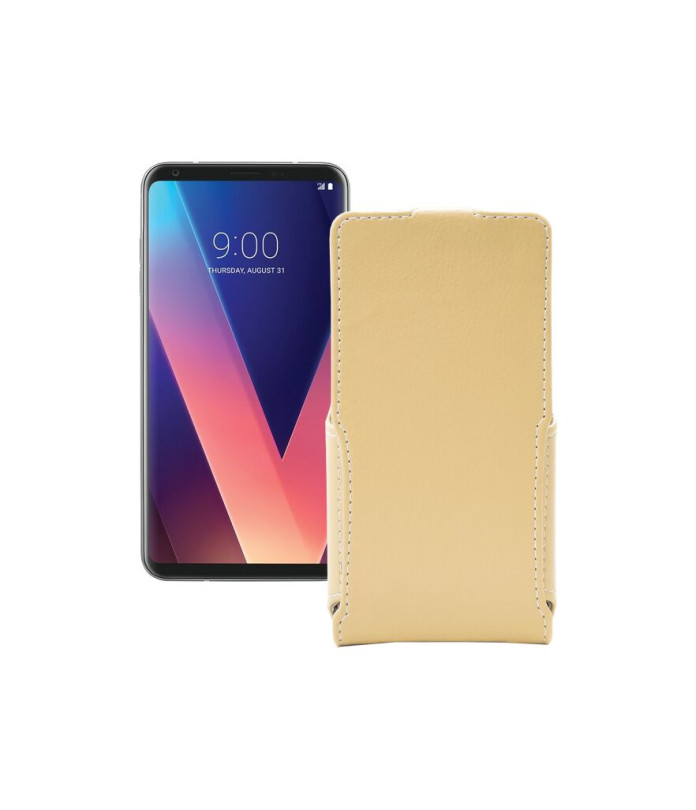 Чохол-флип з екошкіри для телефону LG V30s ThinQ