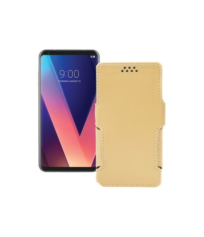 Чохол-книжка з екошкіри для телефону LG V30s ThinQ