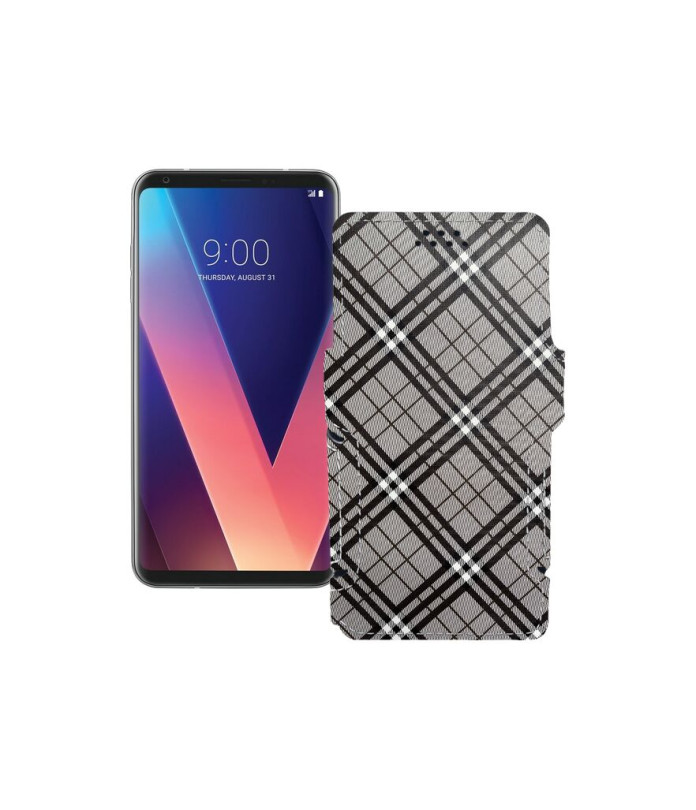 Чохол-книжка з екошкіри для телефону LG V30s ThinQ