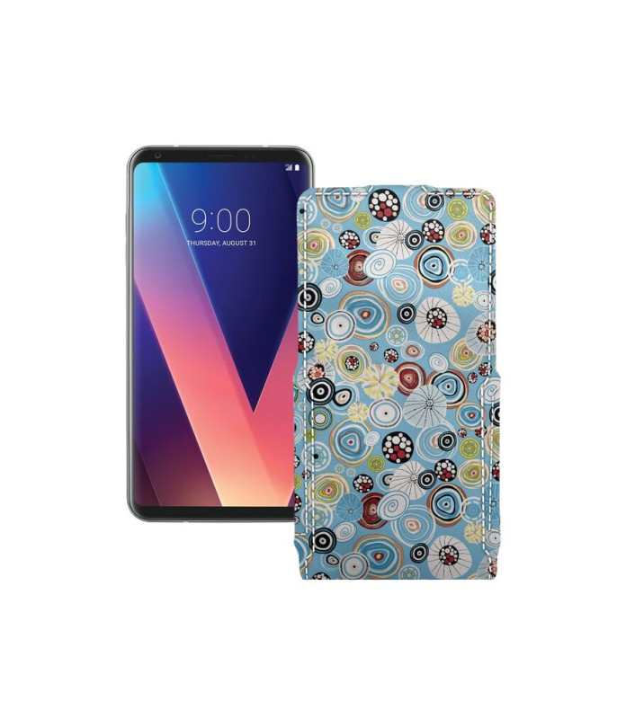 Чохол-флип з екошкіри для телефону LG V30s ThinQ