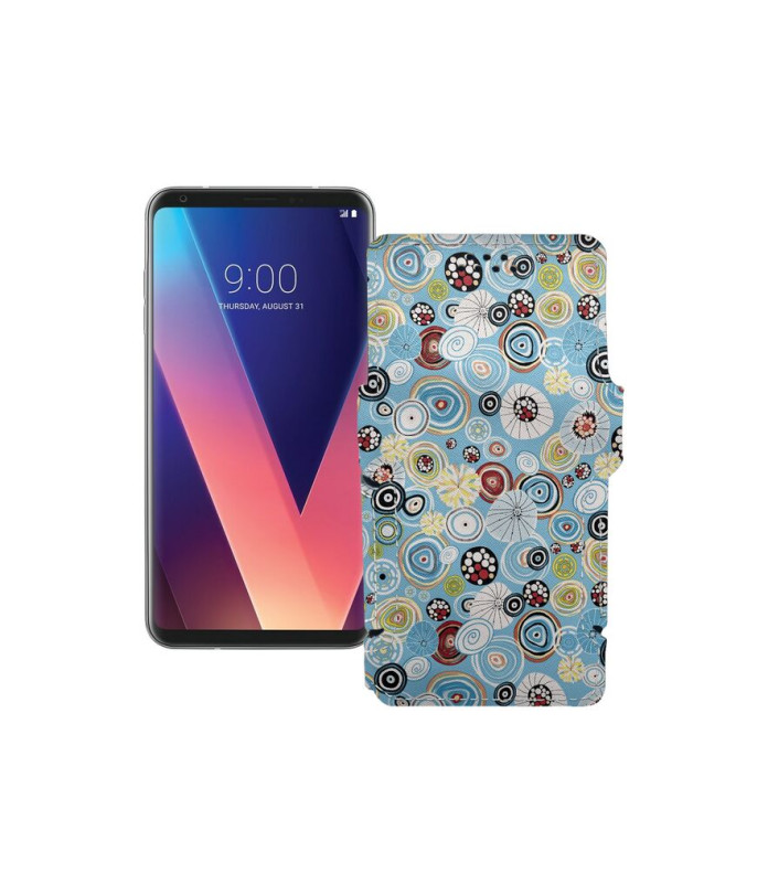 Чохол-книжка з екошкіри для телефону LG V30s ThinQ