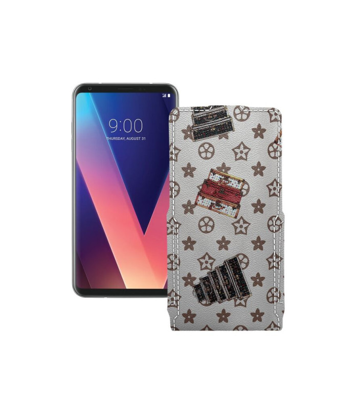 Чохол-флип з екошкіри для телефону LG V30s ThinQ