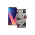 Чохол-книжка з екошкіри для телефону LG V30s ThinQ