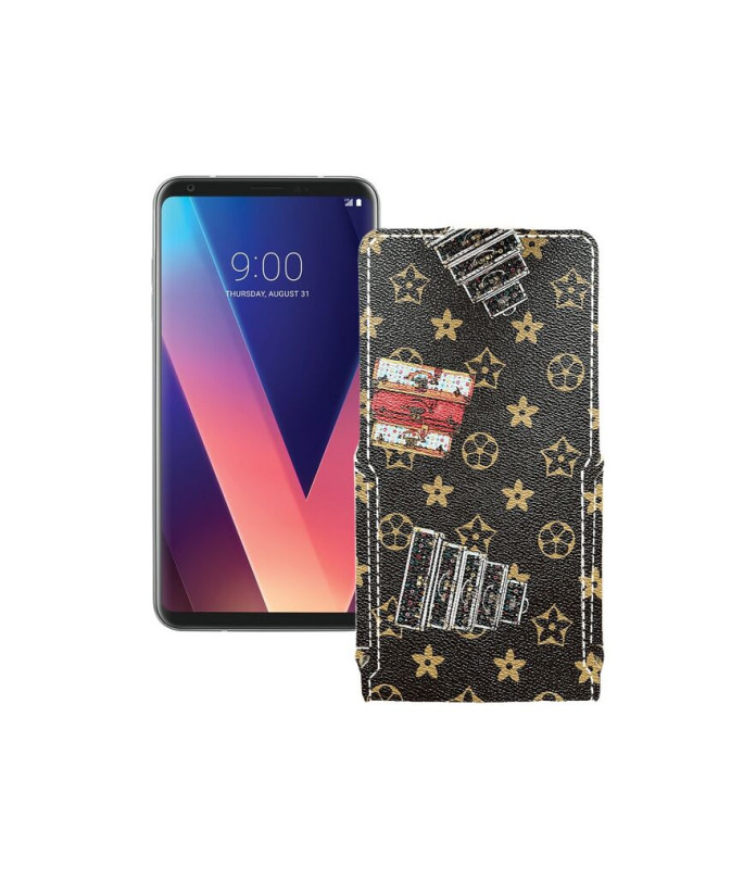 Чохол-флип з екошкіри для телефону LG V30s ThinQ